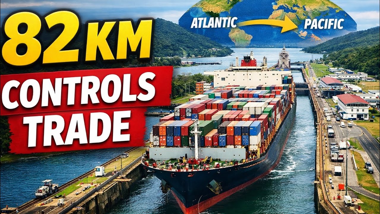 This 82km Canal Controls Global Trade | Panama Canal Explained...!!