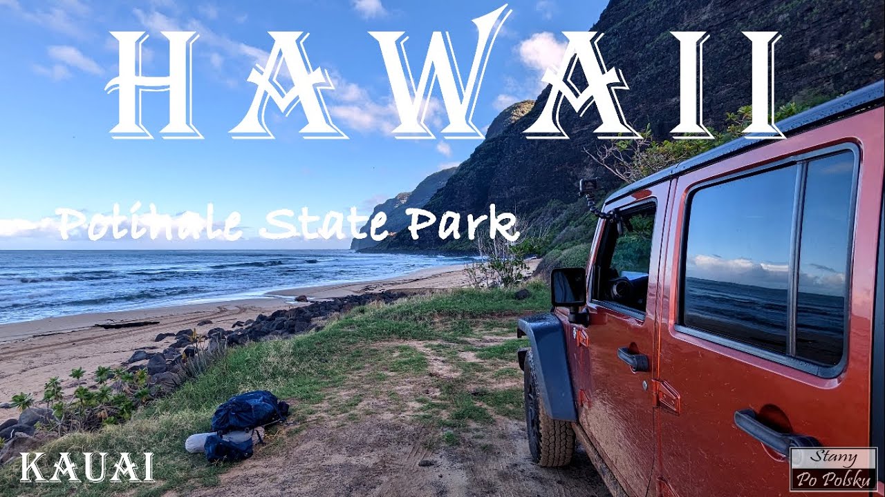 🇵🇱🇺🇸 #27 Hawaje Wyspa Kauai 🌴🏖️ 🌊 Polihale State Park Plaża Polihale Hawaii