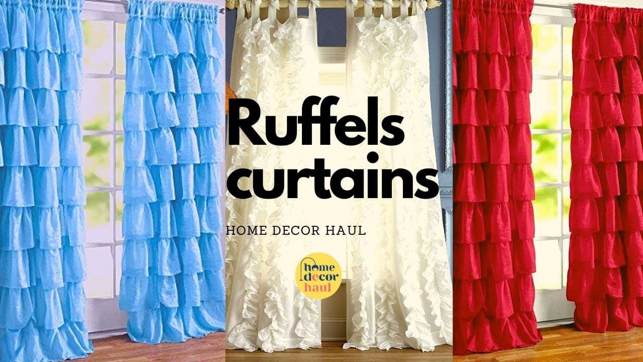 Ruffle Curtain | Decorate Your Room with Ruffle Curtains | Home Decor Haul