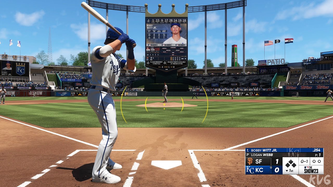 MLB The Show 23 - San Francisco Giants vs Kansas City Royals - Gameplay (PS5 UHD) [4K60FPS]