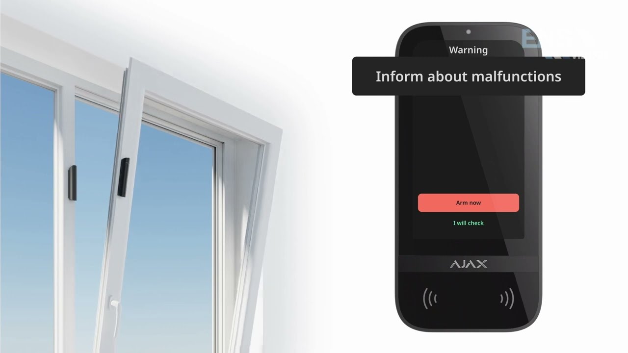 ENS Security: Ajax Touchscreen Keypad