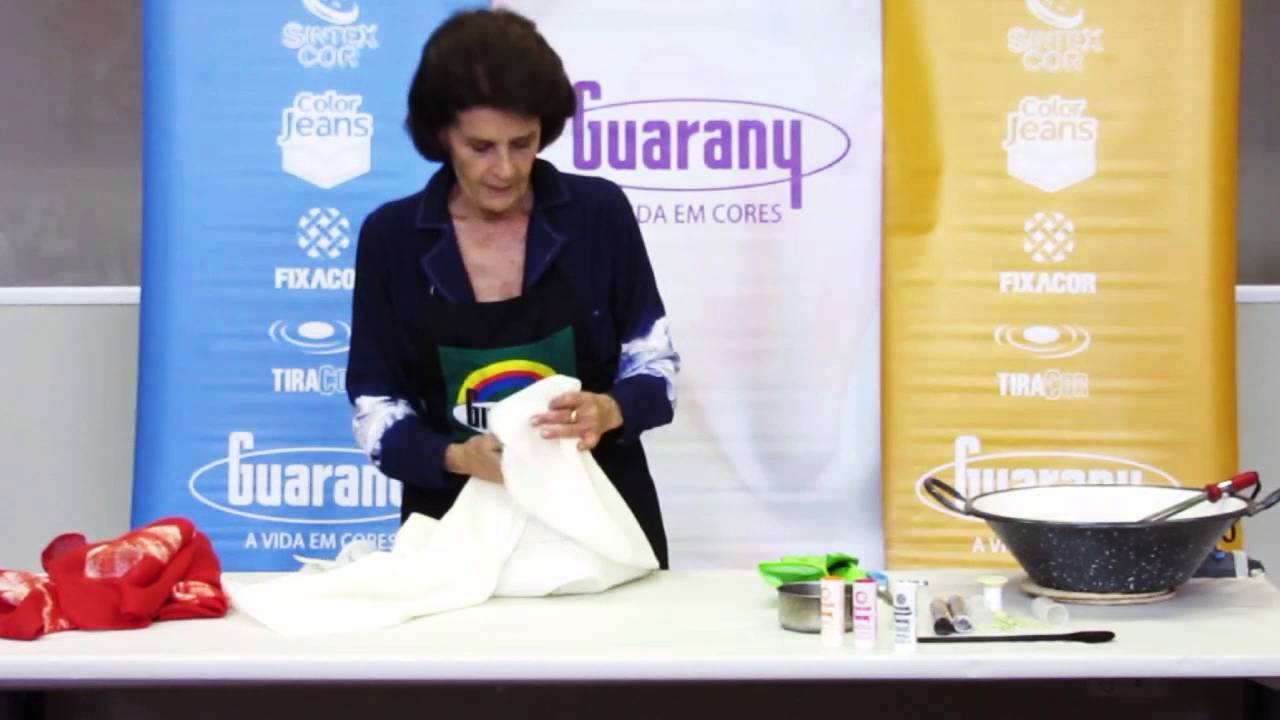 Como tingir canga com corantes Guarany