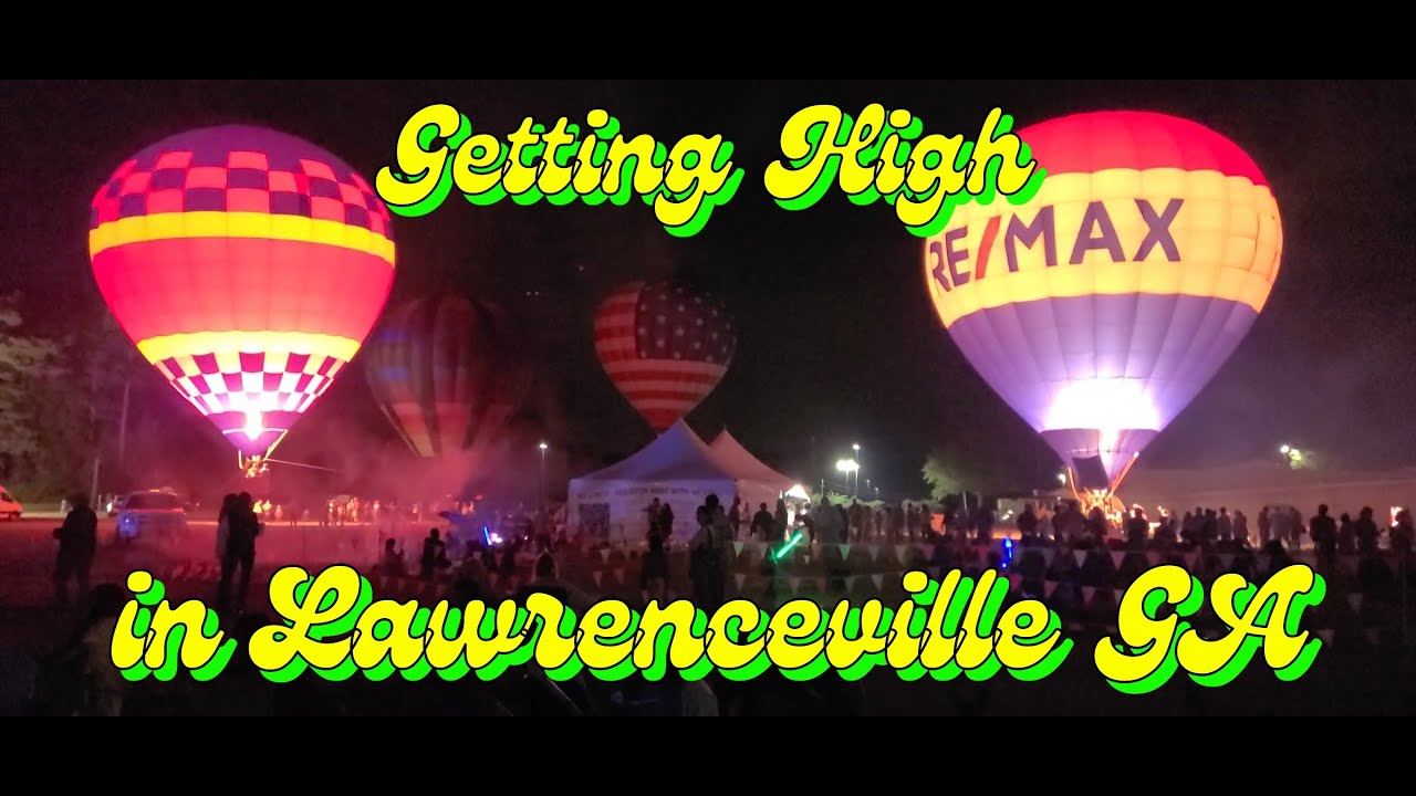 Balloon Glow, Laser, & Drone Show in Lawrenceville Georgia
