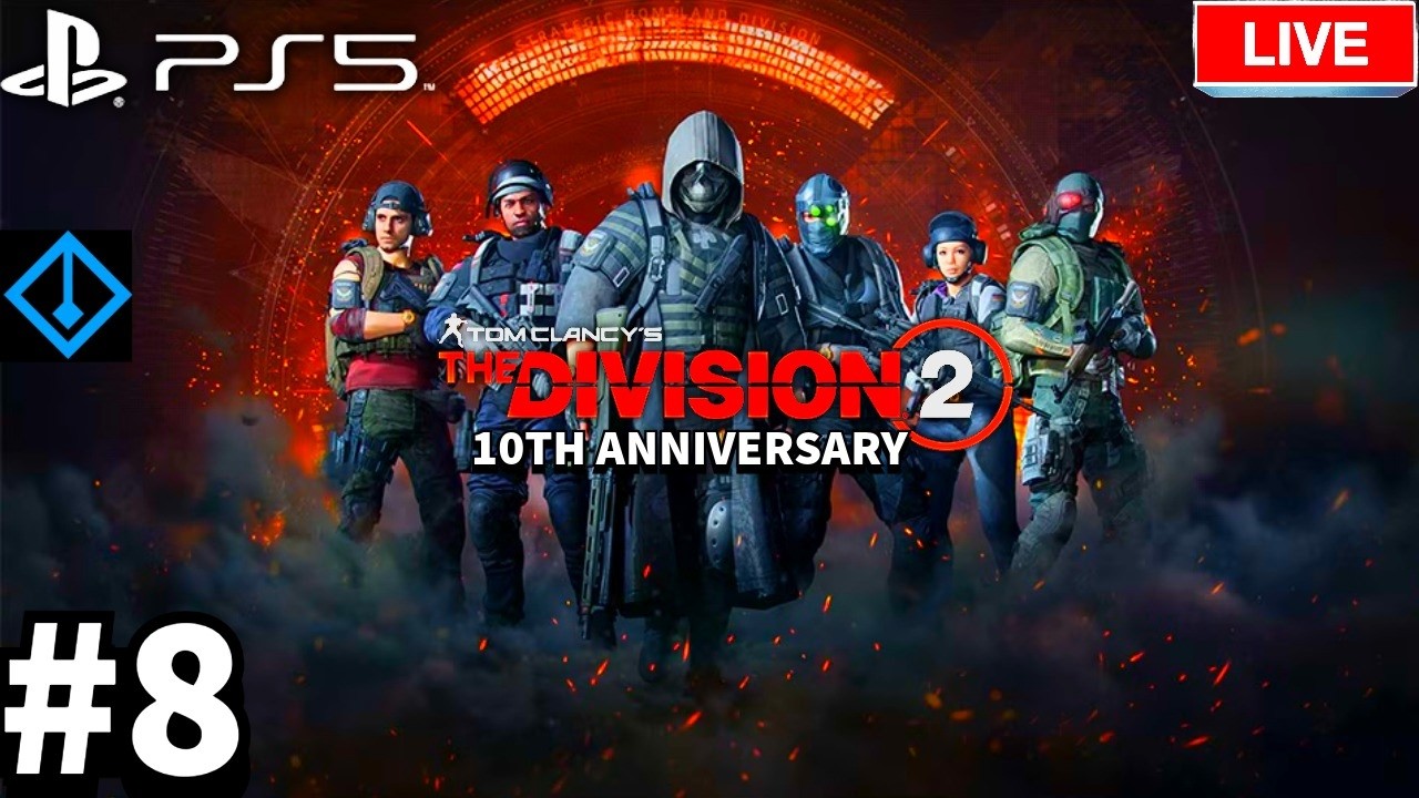 Tom Clancy's Division 2: 10Th Anniversary 4K UHD PS5 Livestream 08