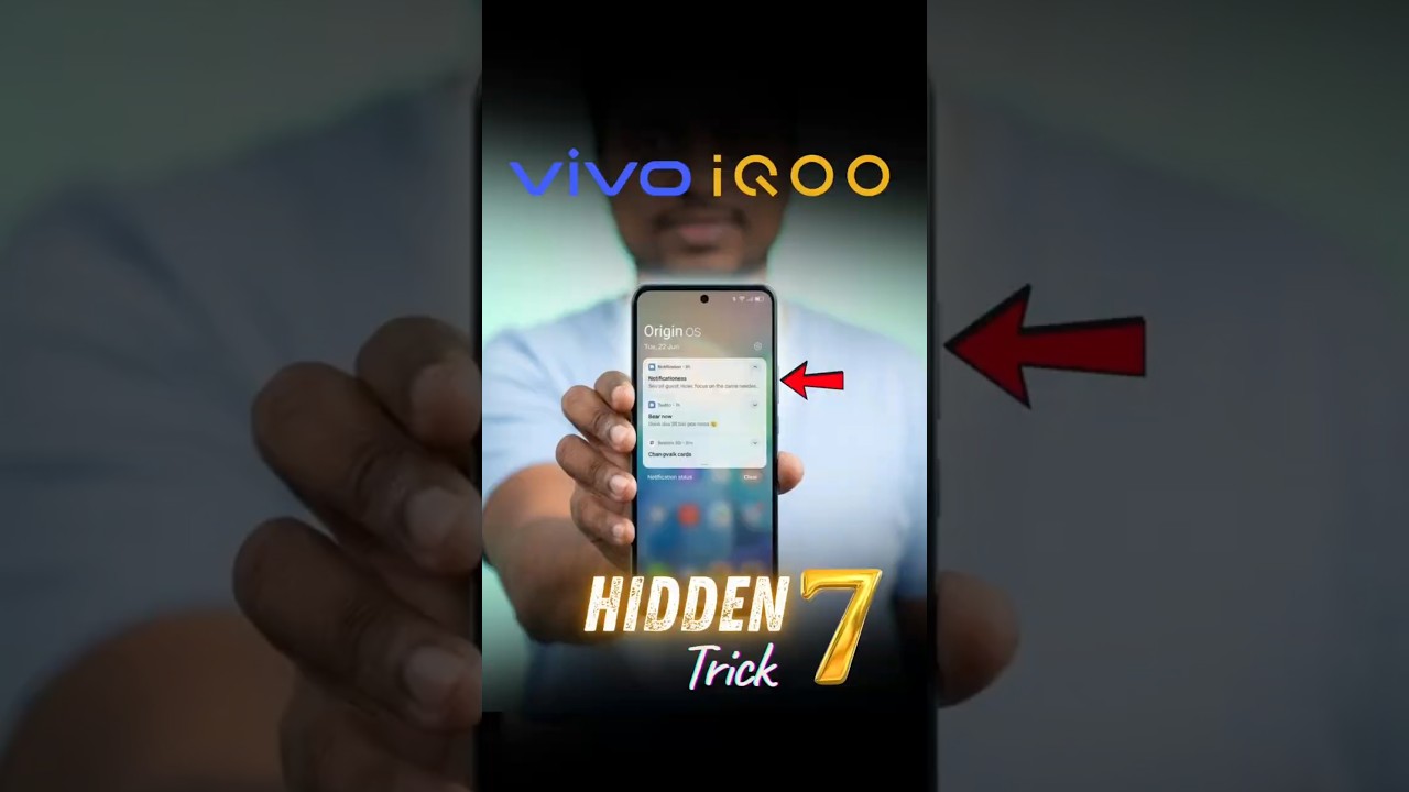 Vivo & iQOO Status Bar Hidden Trick 😳 | Origin OS 6....#KaathuvaakulaTech #OriginOS6 #vivoiqoo