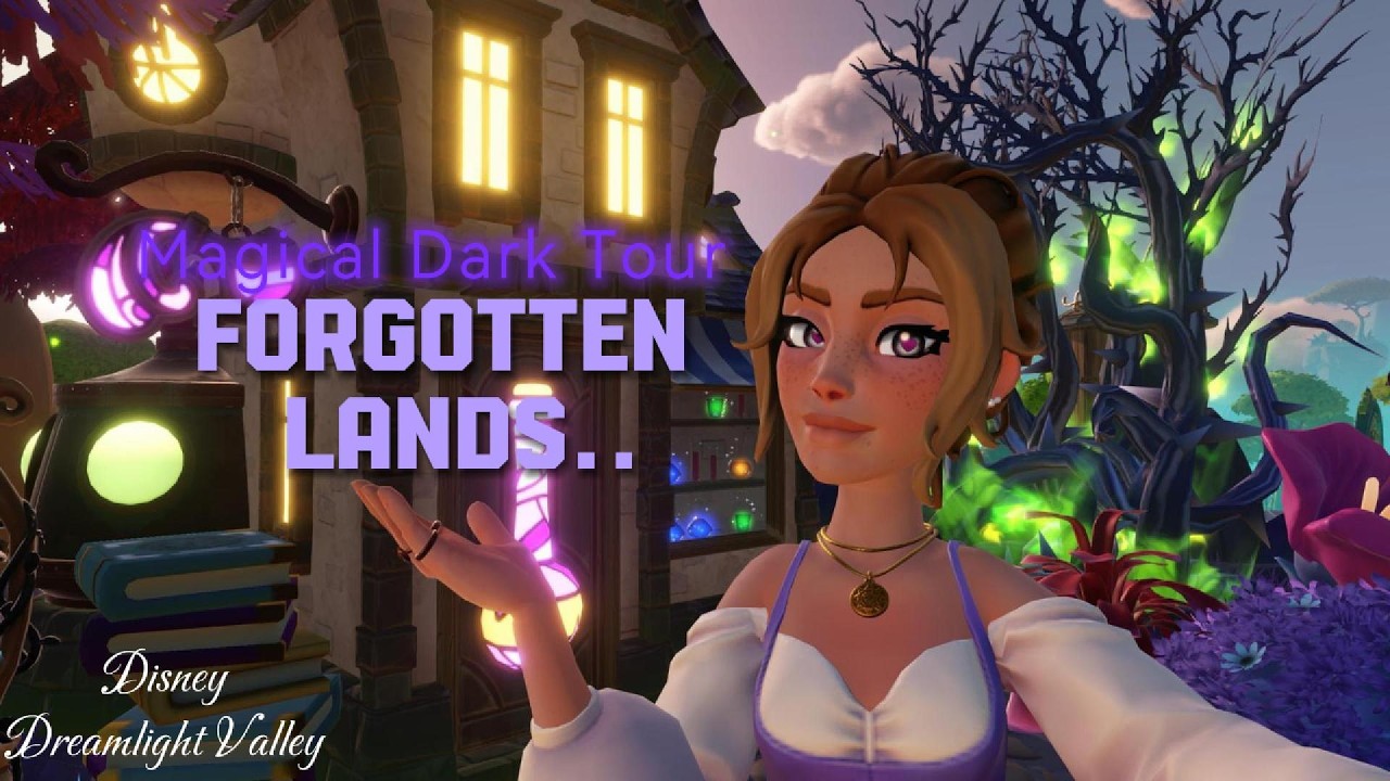 Forgotten Lands Tour ✨ Dark Magic & Mystery | Disney Dreamlight Valley