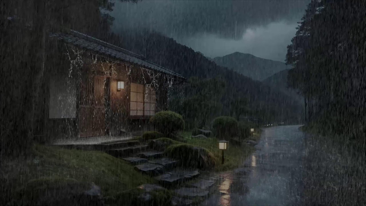 Sonidos Calmantes de Lluvia | Para Estudio Largo y Relajación Total