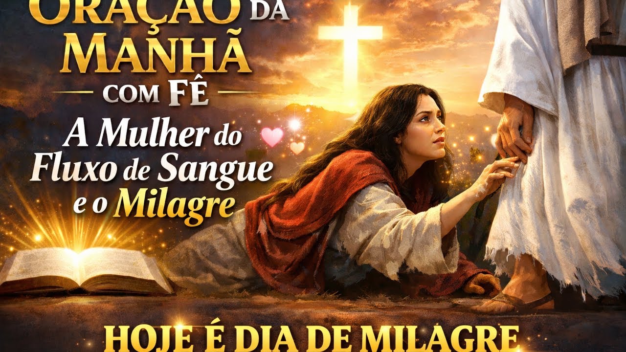 Oração da Manhã com Fé | A Mulher do Fluxo de Sangue e o Milagre