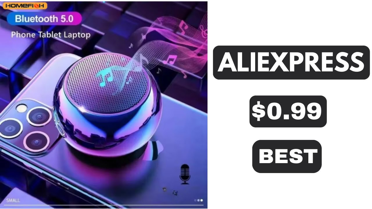 Wireless Bluetooth Speaker Portable Small Steel Gun Metal Heavy Stereo Surround Subwoofer Outdoor Mi