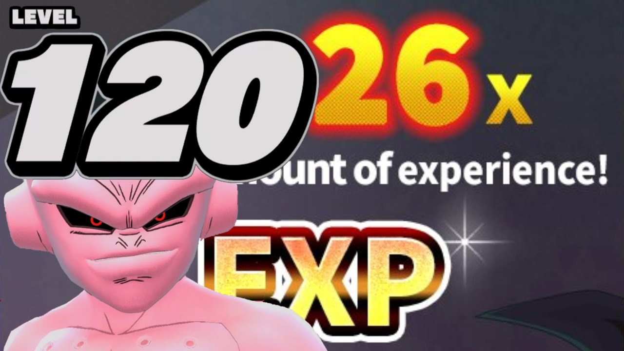 (26× EXP) Reaching Level 120 for Kid Buu Dragon Ball: The Breakers
