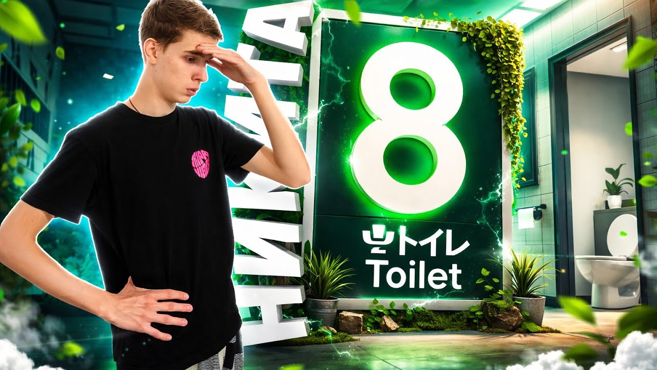 НИКИТА ИГРАЕТ В АНОМАЛЯ ТУАЛЕТ | TOILET 8