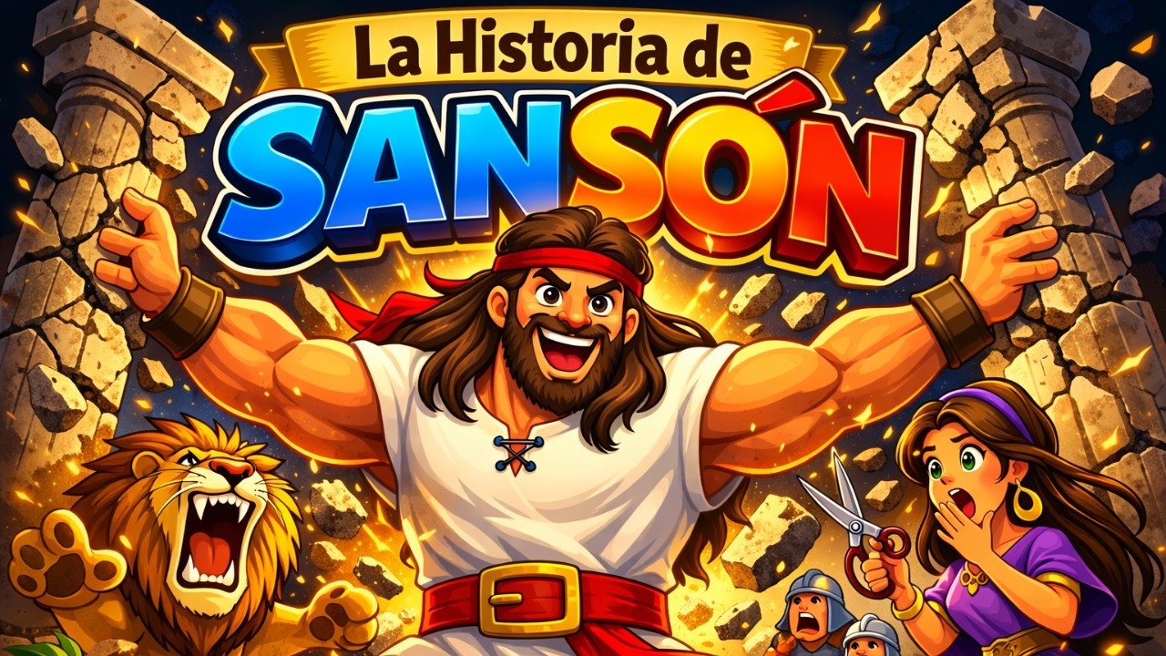 Sansón y su Fuerza Increíble  | Historias de la Biblia para Niños
