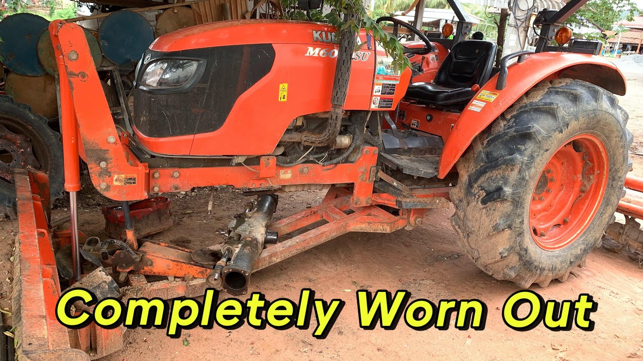 Fixing a Farm Tractor's Front Axle - Heavy Duty Repair Tutorial