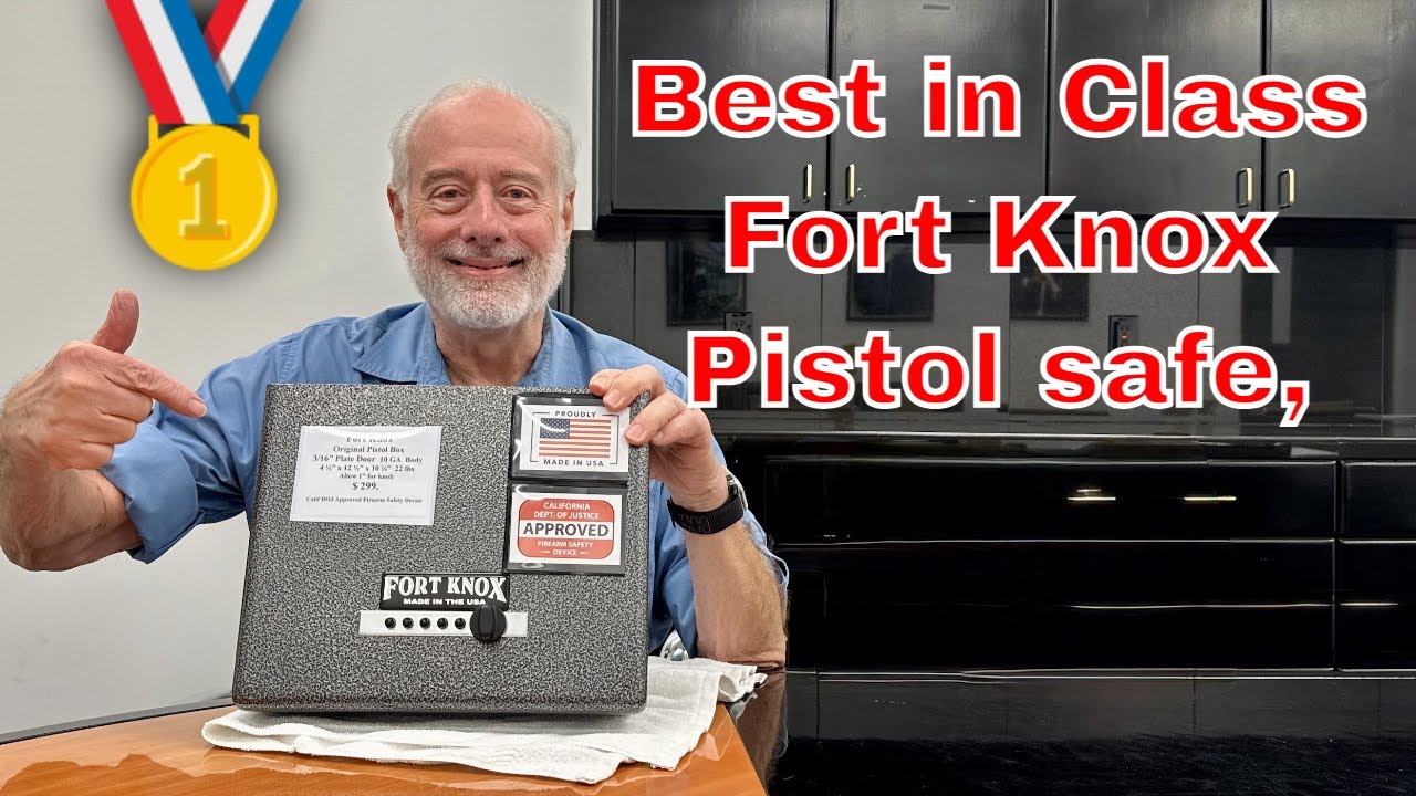 Пистолетный сейф Fort Knox признан лучшим сейфом для пистолетов 2025 года.