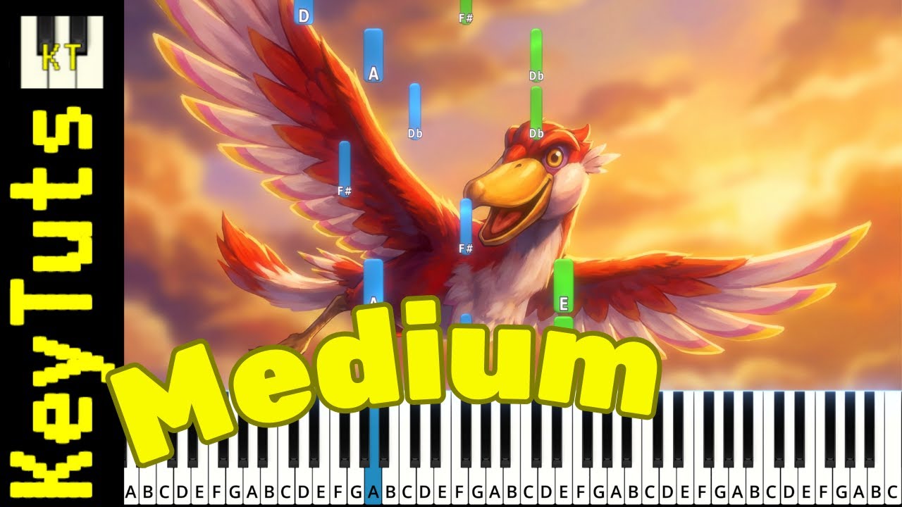 Skyloft [The Legend of Zelda: Skyward Sword] - Medium Mode [Piano Tutorial] (Synthesia)