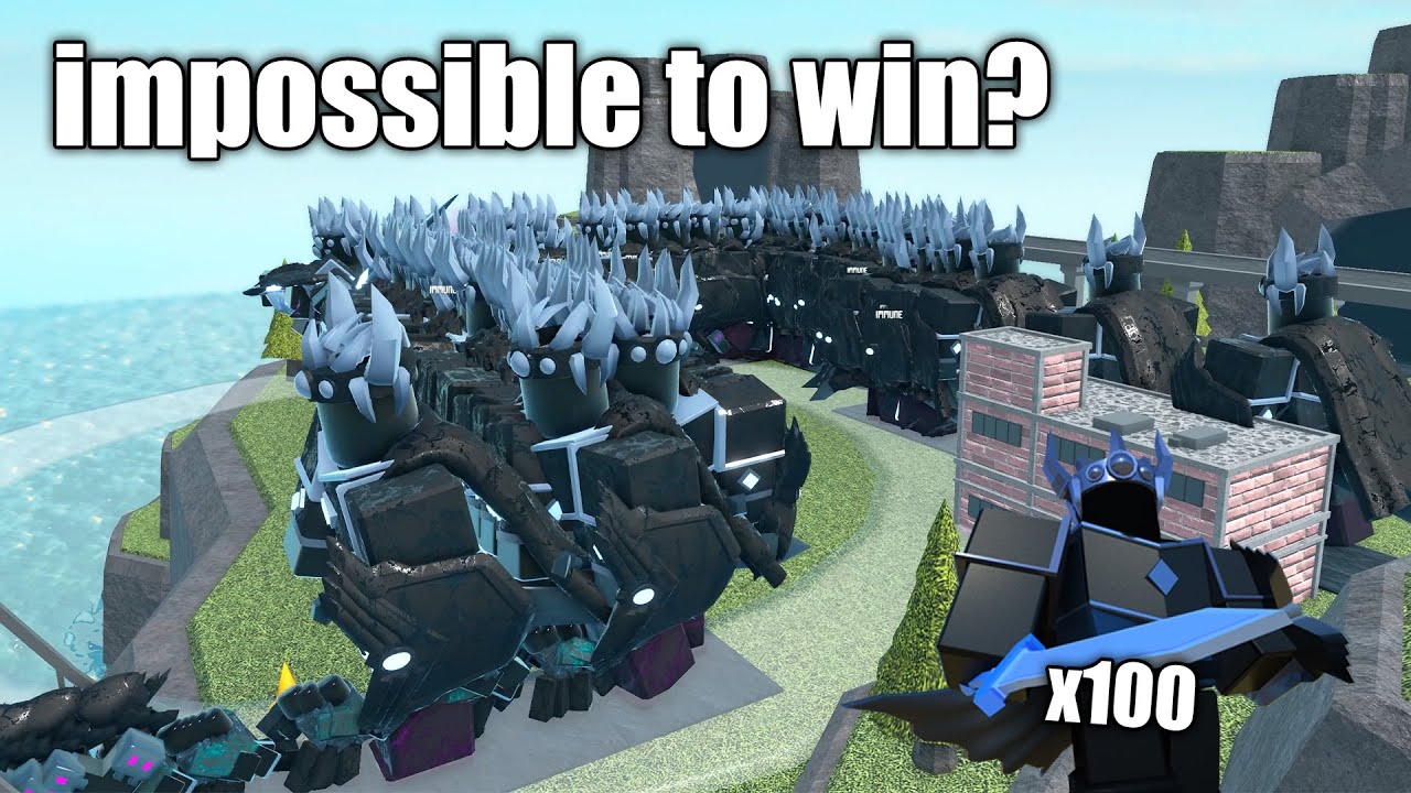 1 против 100 падших королей в TDS.. | ROBLOX