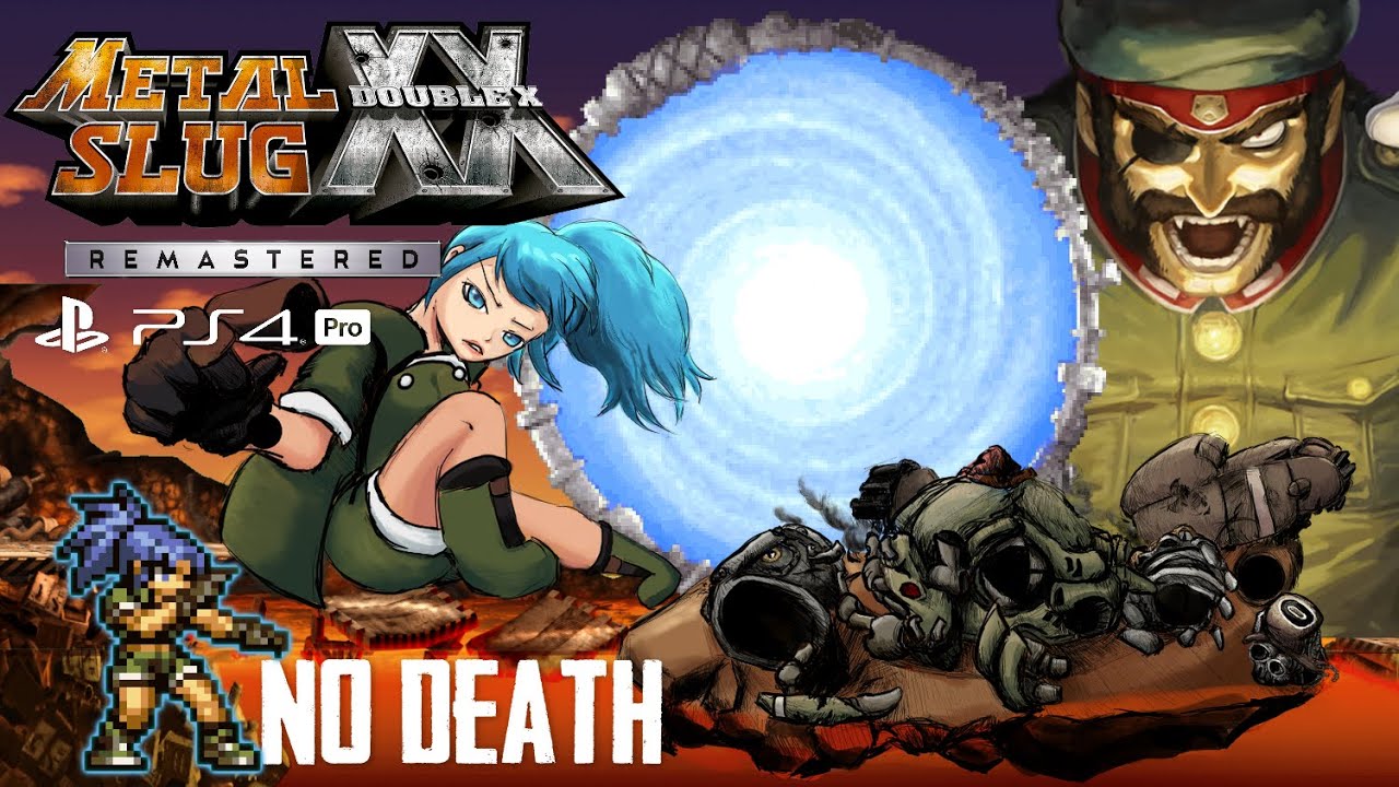 Metal Slug XX Remastered (PS4 Pro) - One Life Full Game (No Death, Leona) [60FPS]