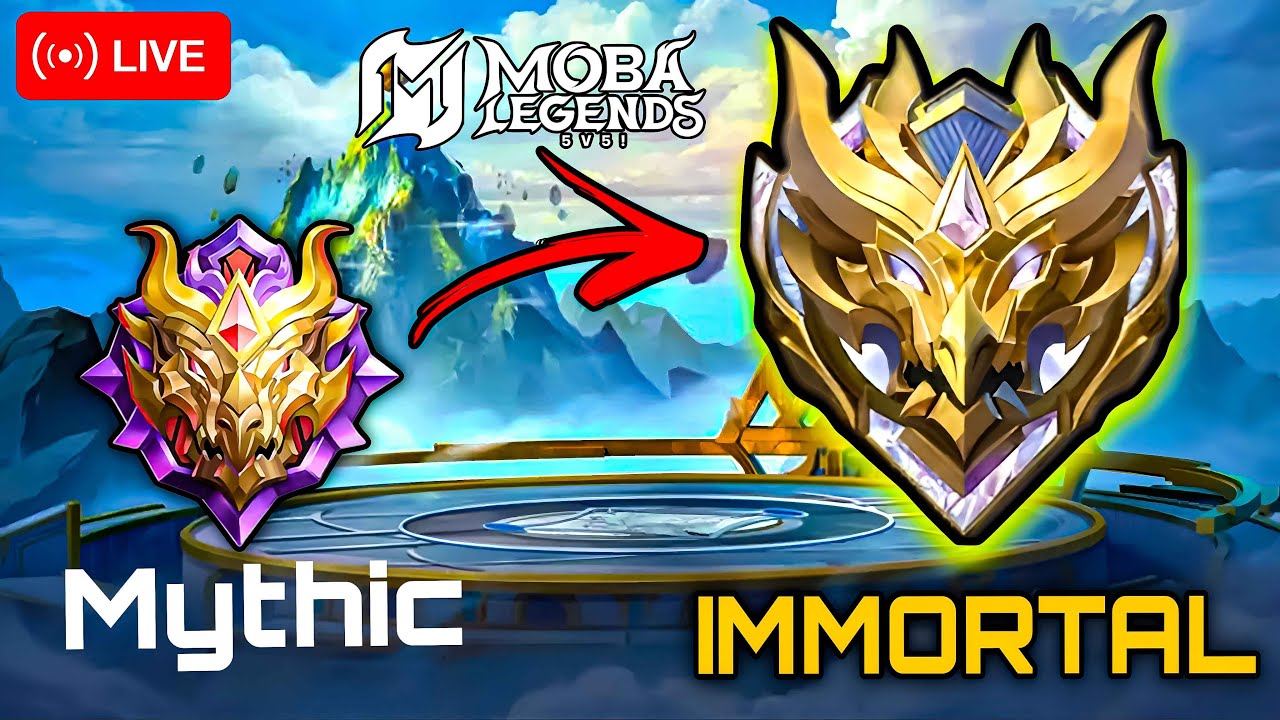 IMMORTAL RANK PUSH in Darksystem | MOBA LEGENDS Live