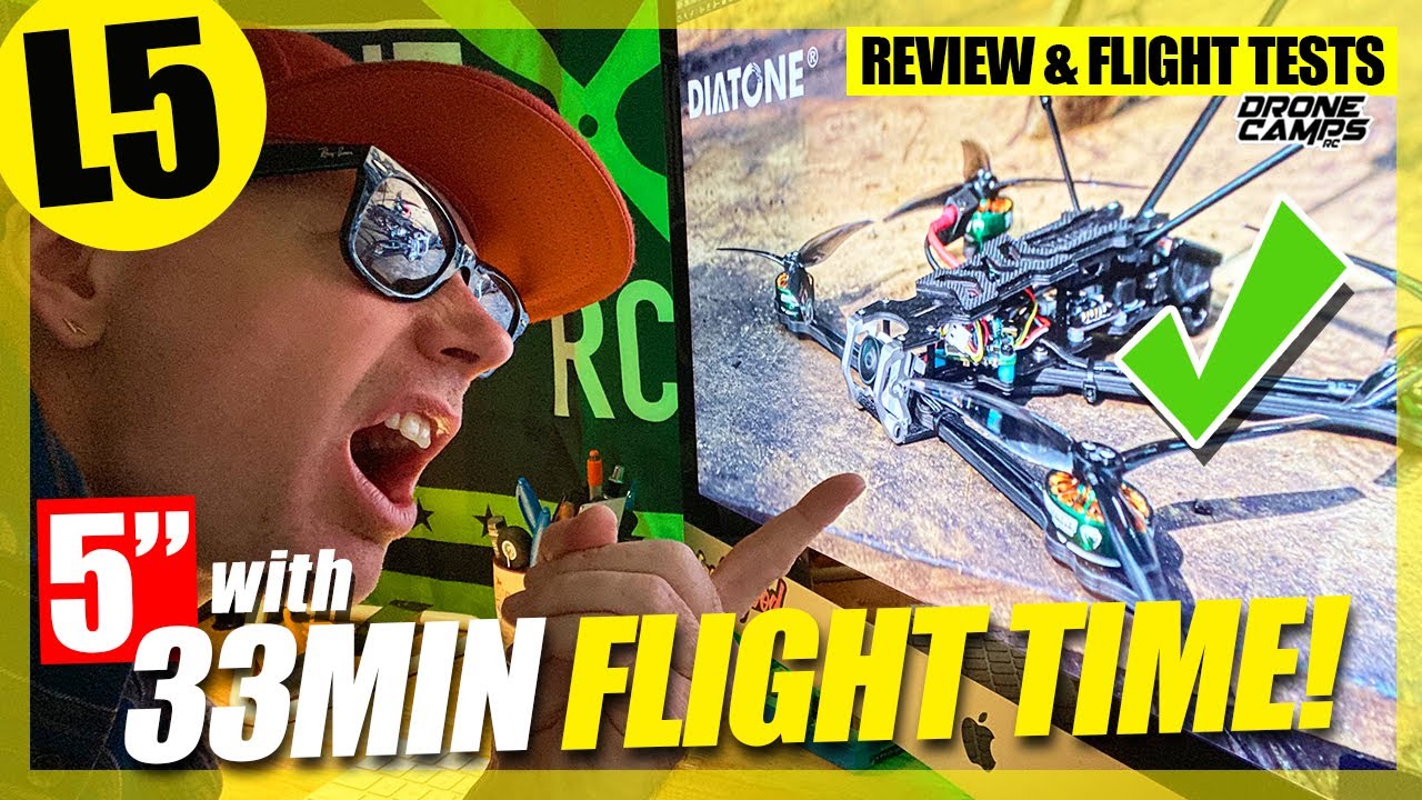 33 Minute Long Range Fpv Drone! - Diatone ROMA L5 Quad - FULL REVIEW & FLIGHT TEST