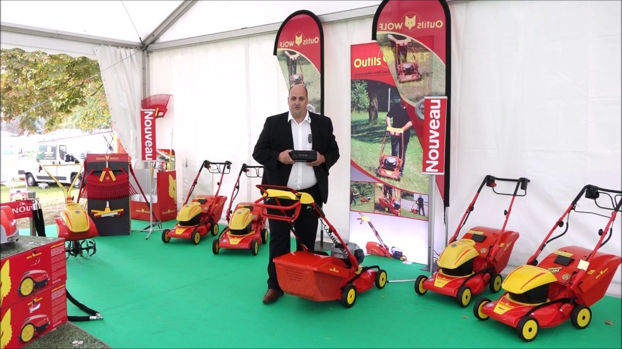 OUTILS WOLF : Franck VINOT, tondeuses électriques RM et robots de tonte WR gamme N-ERGY pour 2019