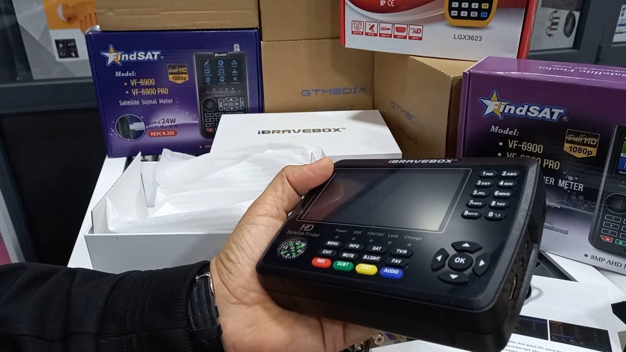 العرض محدود FINDER V8  IBRAVEBOX DVB-S/S2/S2X H265 ميلتيستريم