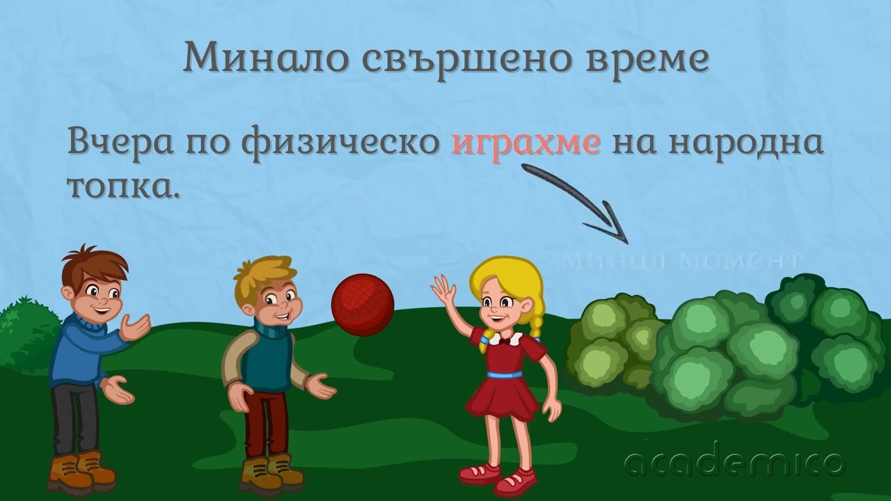 Български език - Минало свършено време на глагола