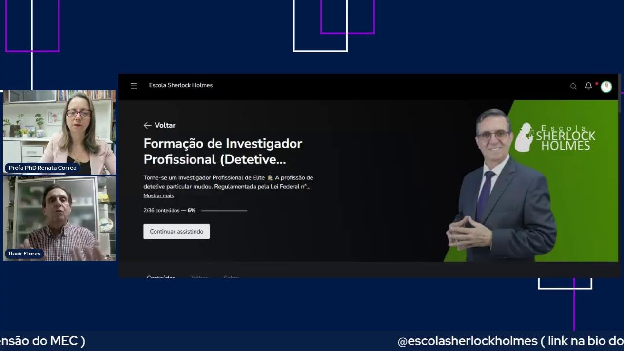 Curso online com extensão MEC - Formação de Investigador Profissional - Detetive Particular