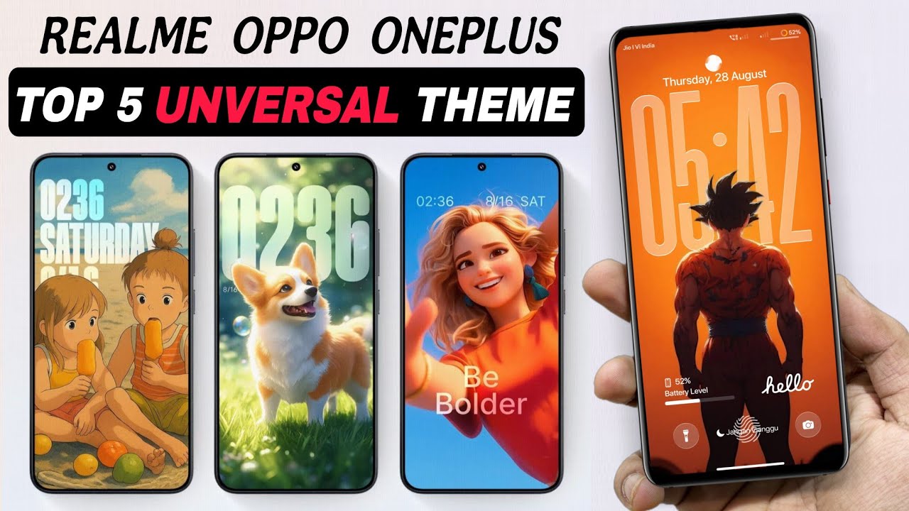 Top 5 Best OPPO & Realme New Universal Themes (Change Everything) 