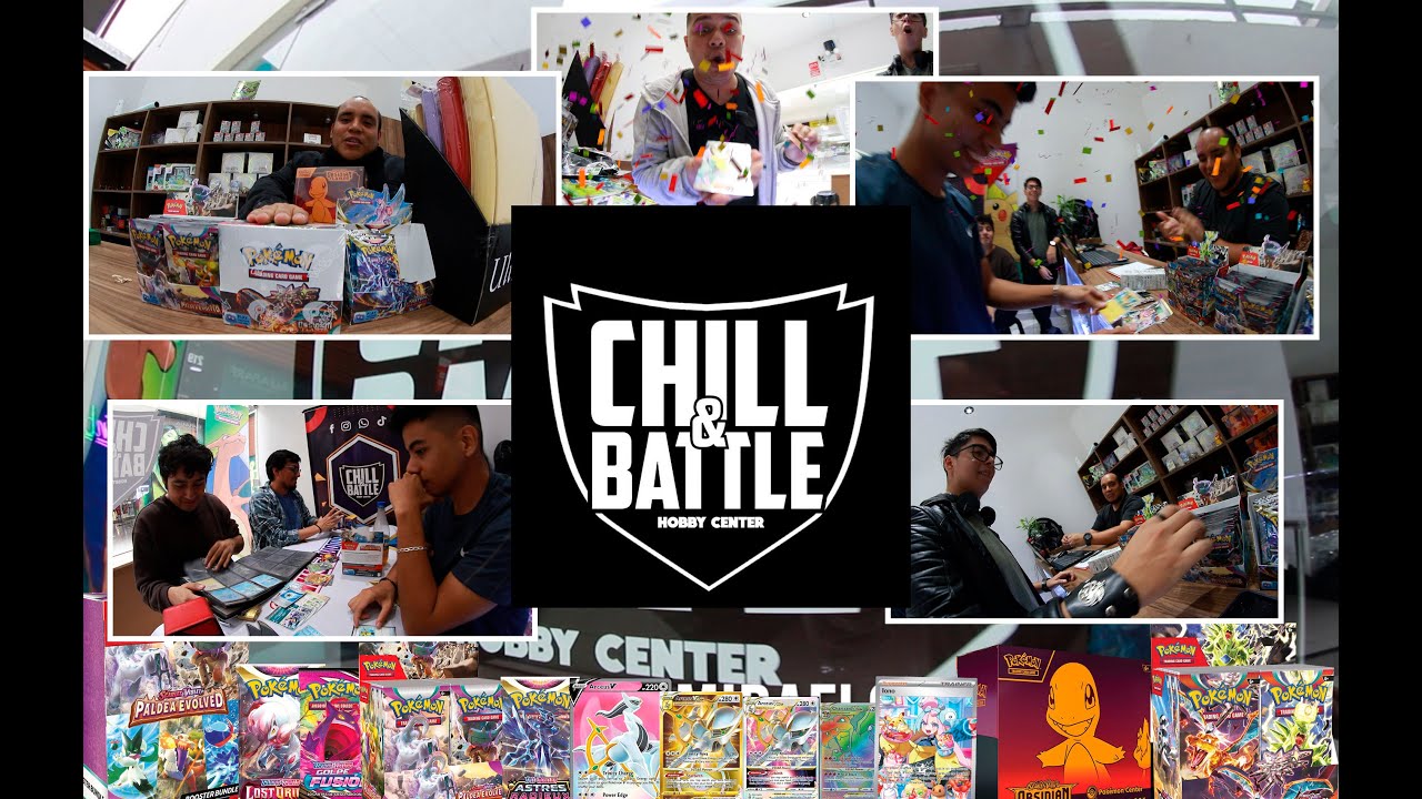 🔥😎Tienda de cartas pokemon 😎Chill & Battle Hobby center Miraflores - Lima Perú - yopeLeo Cards