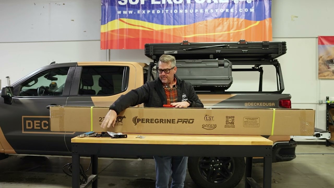 23ZERO Peregrine Pro 6-Arm 270° Awning install - extended awning brackets for the Kabari XL RTT