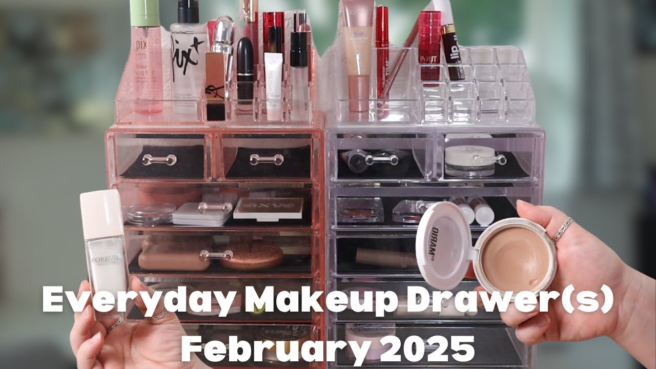Ящики для ежедневной косметики – февраль 2025 – Declutter + Shop My Stash