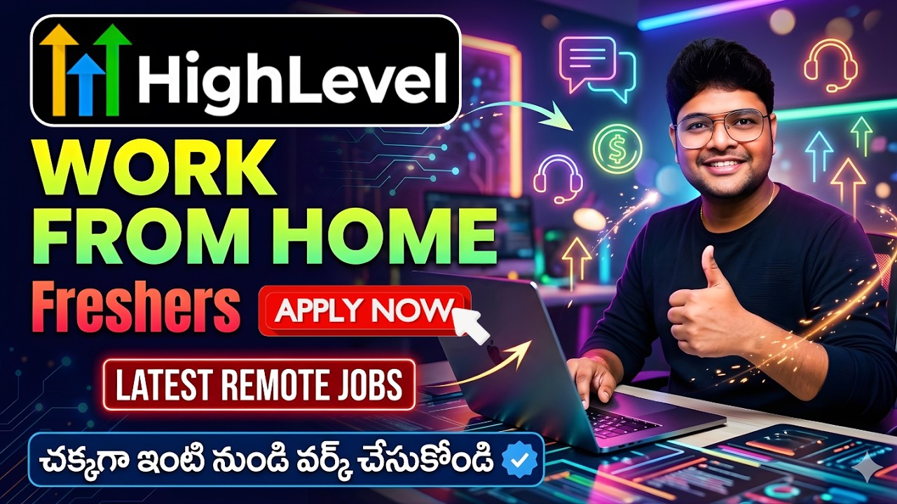 👌Permanent Work from Home jobs from HighLevel | Latest Remote Jobs | V the Techee