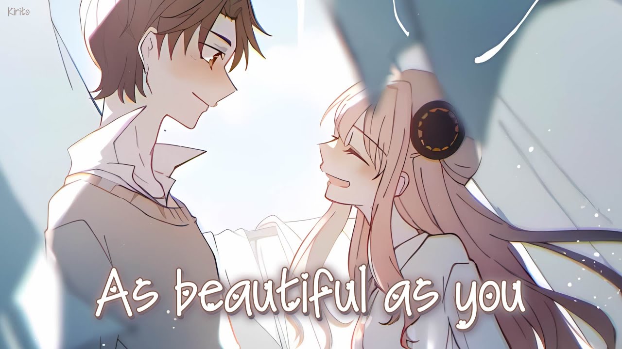 Nightcore - Beautiful As You (Zach Hood)  - (Lyrics)