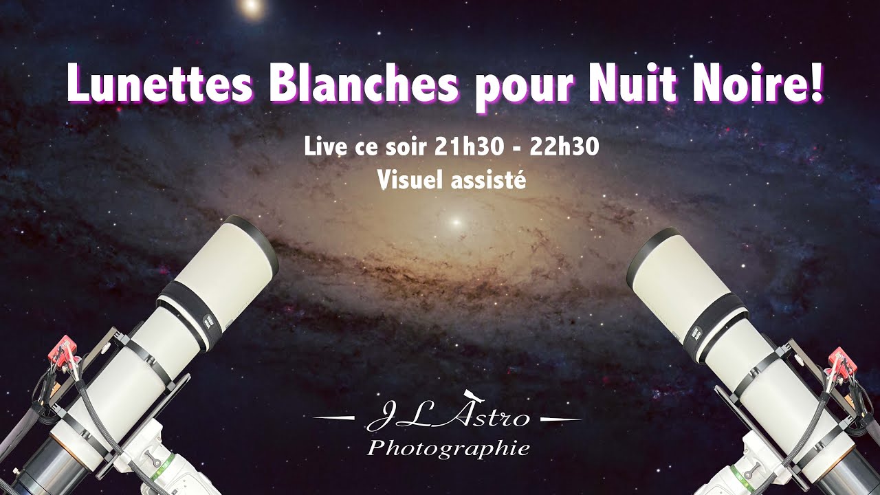 Live Lunettes Blanches pour Nuit Noire