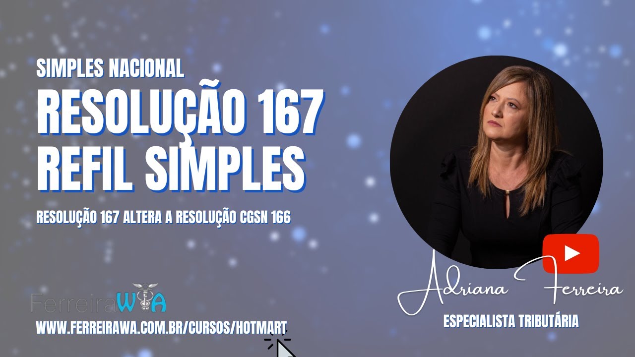 Resolu&ccedil;&atilde;o 167 - Refis Relp/ Simples Nacional / Parcelamento .@Ferreirawa