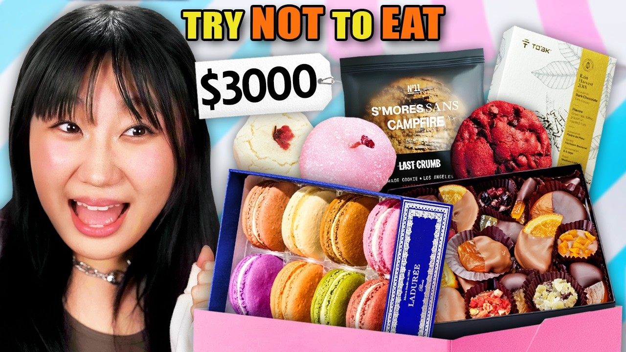 Try Not to Eat - $3,000 Worth of Desserts!!