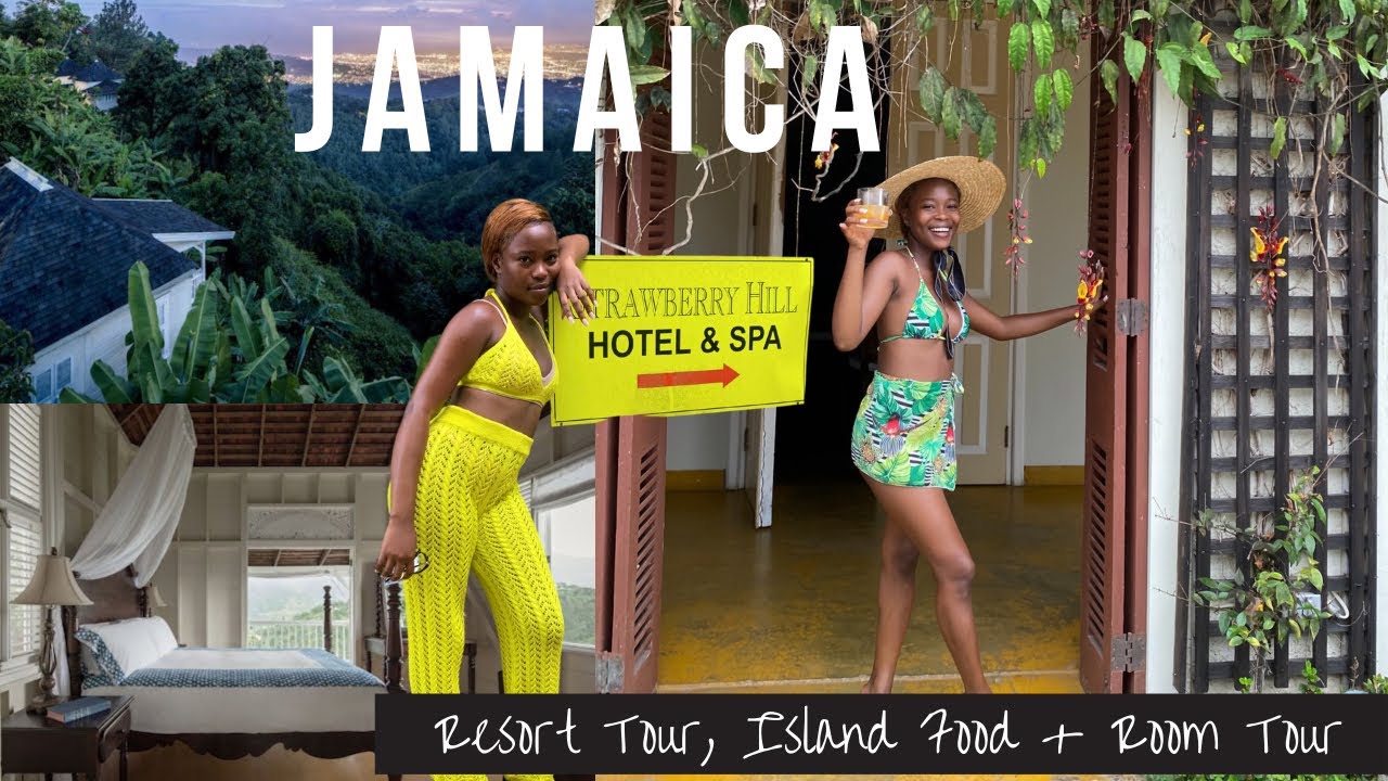 JAMAICA VLOG | STRAWBERRY HILL HOTEL MINI ROOM TOUR + CHECK IN PROCESS | JAMAICA LUXURY HOTEL