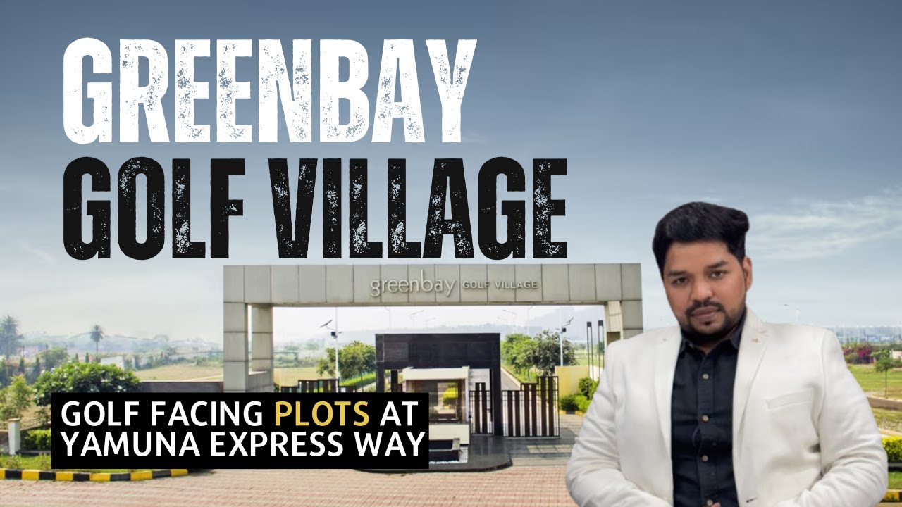 Golf Facing Plots at Yamuna Expressway 🏌️&zwj;♂️| Inside Greenbay Golf Village #plots