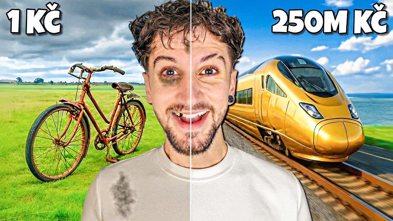 ZKOUŠÍM VŠECHNY DOPRAVNÍ PROSTŘEDKY... 1 Kč vs. 250 000 000 Kč