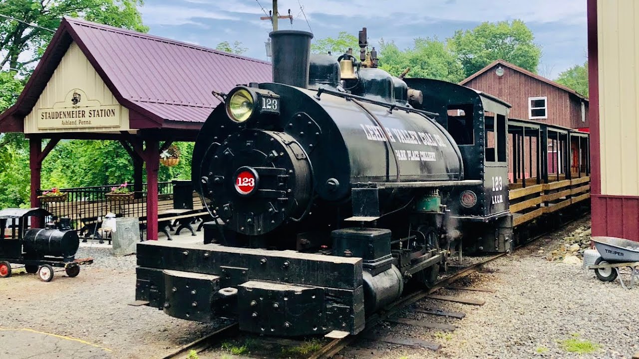 Lehigh Valley Coal #123: Steam Outside the Pioneer Tunnel 6-2-2024