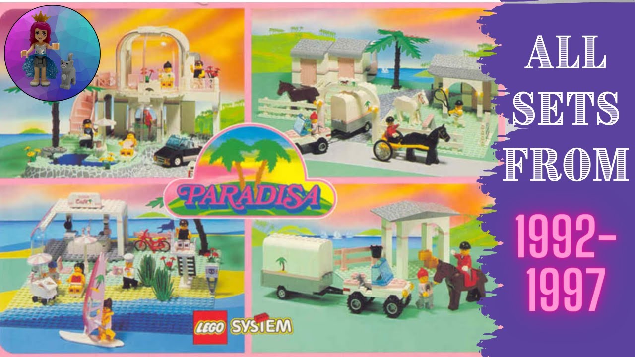 All the LEGO Paradisa Sets from 1992-1997