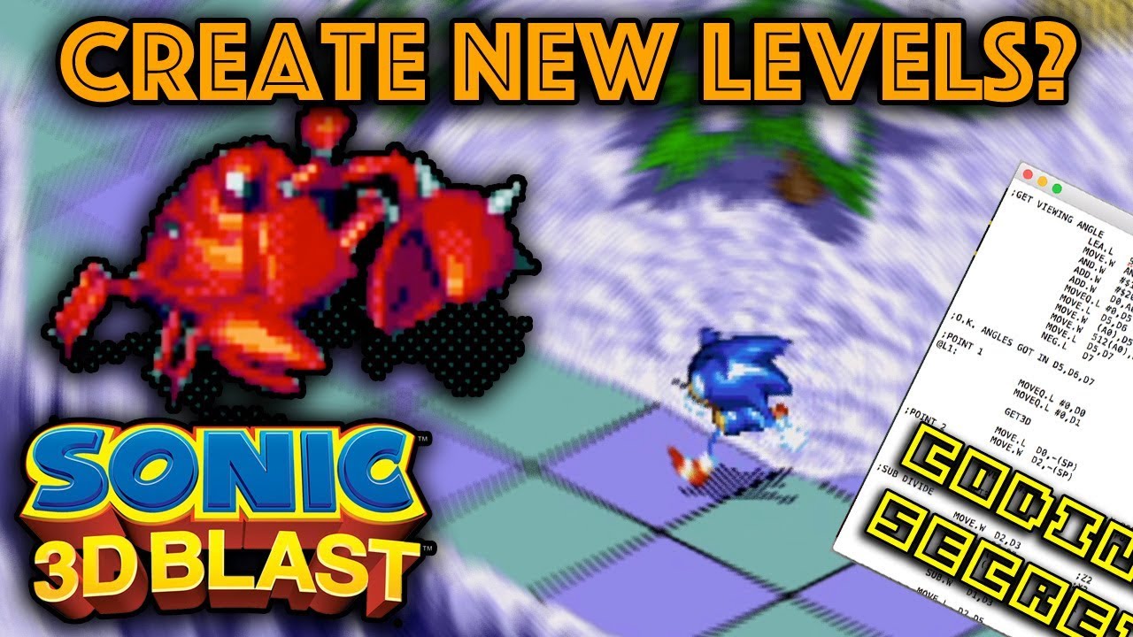 Sonic 3D’s LEVEL CRAFTING mode. This “changes” everything