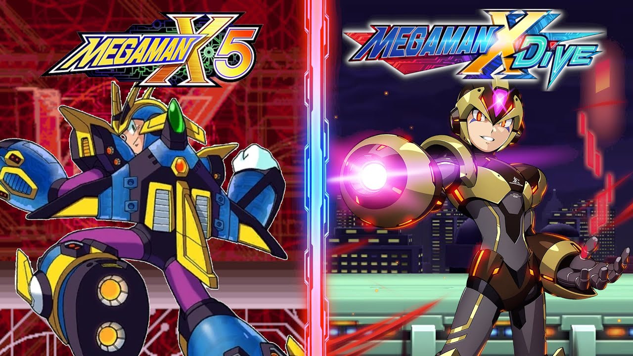 χ -kai- Boss Battle Compared to X and Copy X - Mega Man X DiVE
