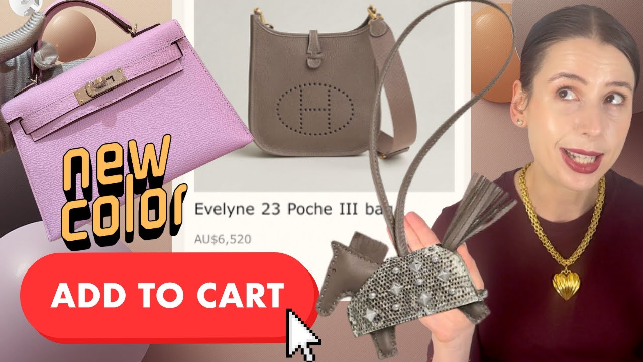 Самые популярные сумки Hermes, которые меня соблазнили на этой неделе...💰 Evelyne 23, Guimauve Ke...