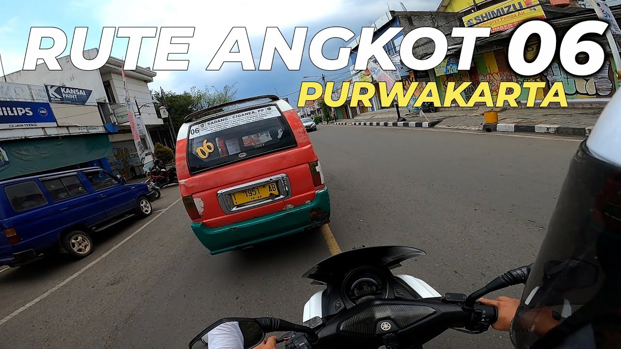 RUTE ANGKOT 06 PURWAKARTA - MOTOVLOG NMAX