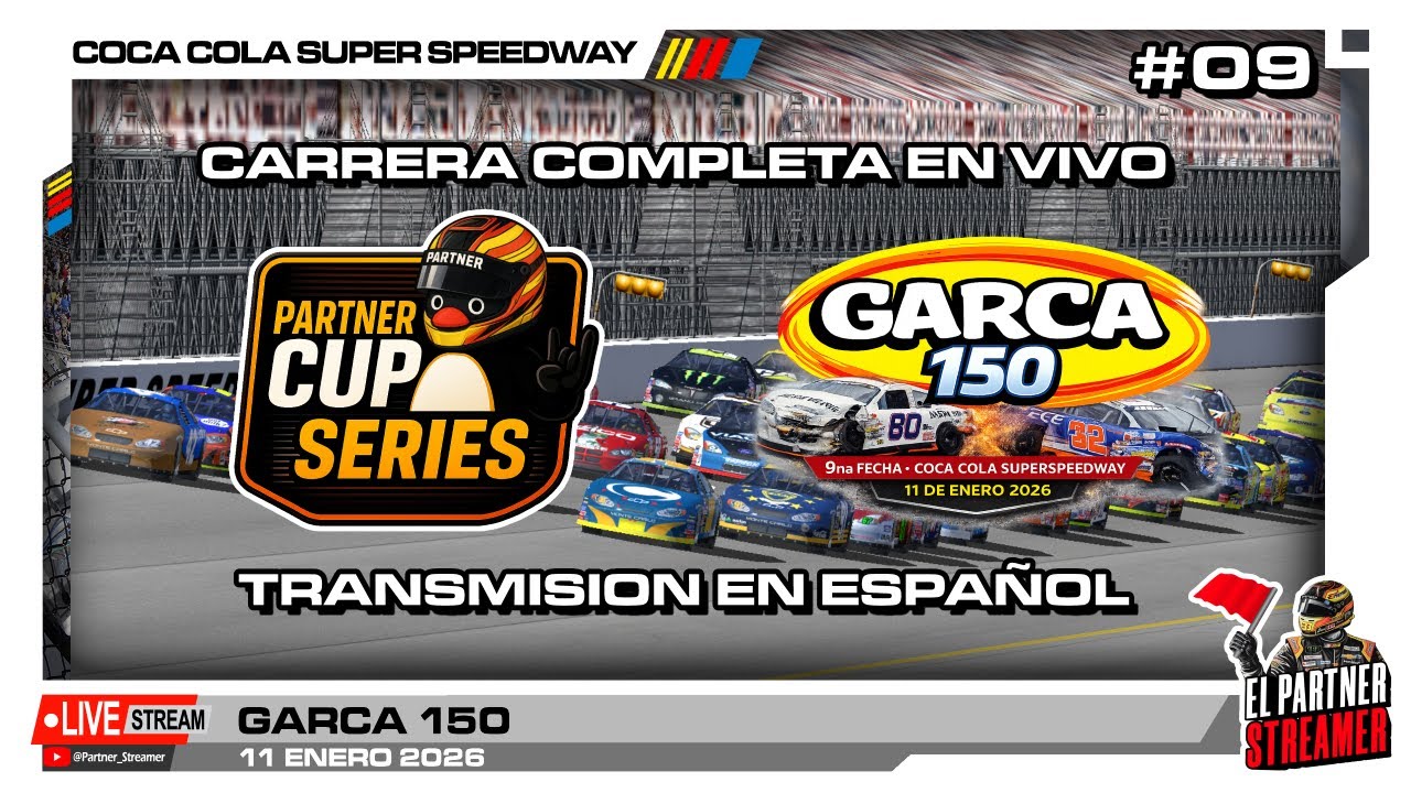 🚨 EN VIVO: PARTNER Cup Series en COCA COLA 🚗💨 | ¡Carrera COMPLETA en ESPAÑOL!