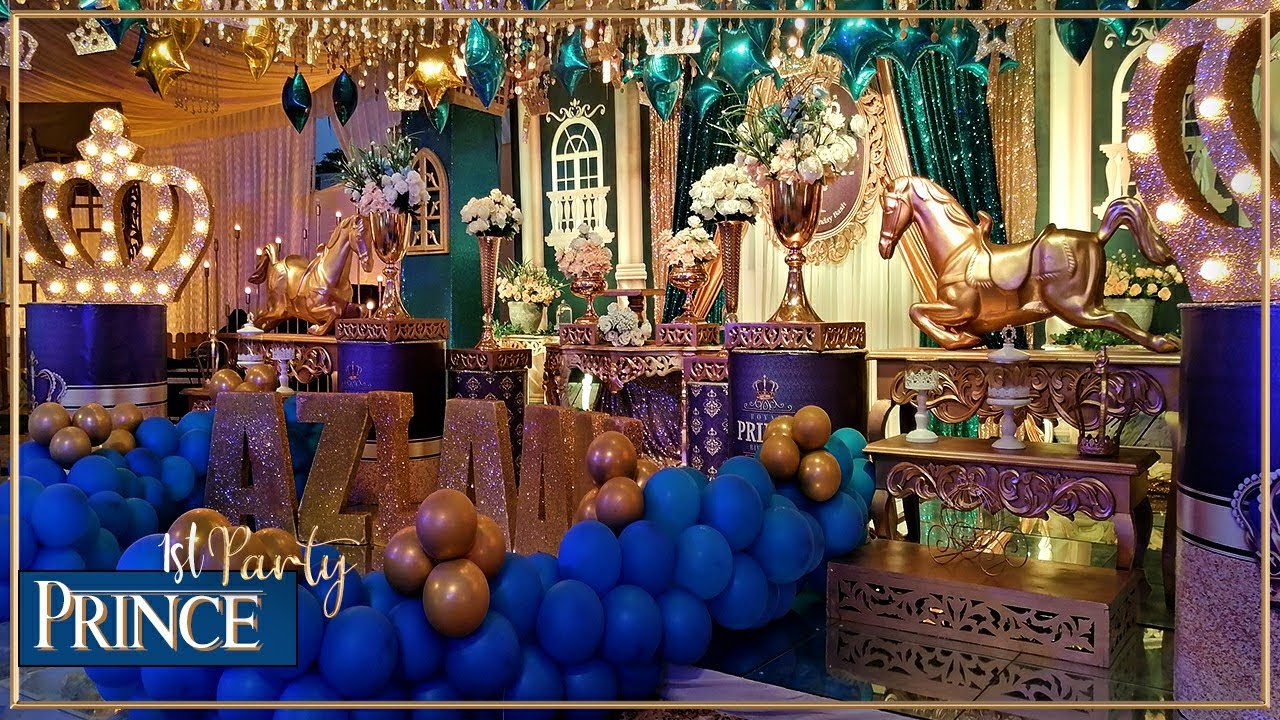 Royal Prince Baby boy 1st Birthday ideas | DIY Royal Celebrations Birthday Party
