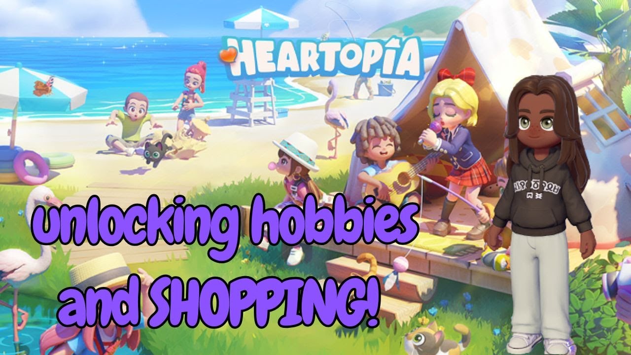 HEARTOPIA the next big cozy game?! | exploring hobbies and shopping! | beta gameplay