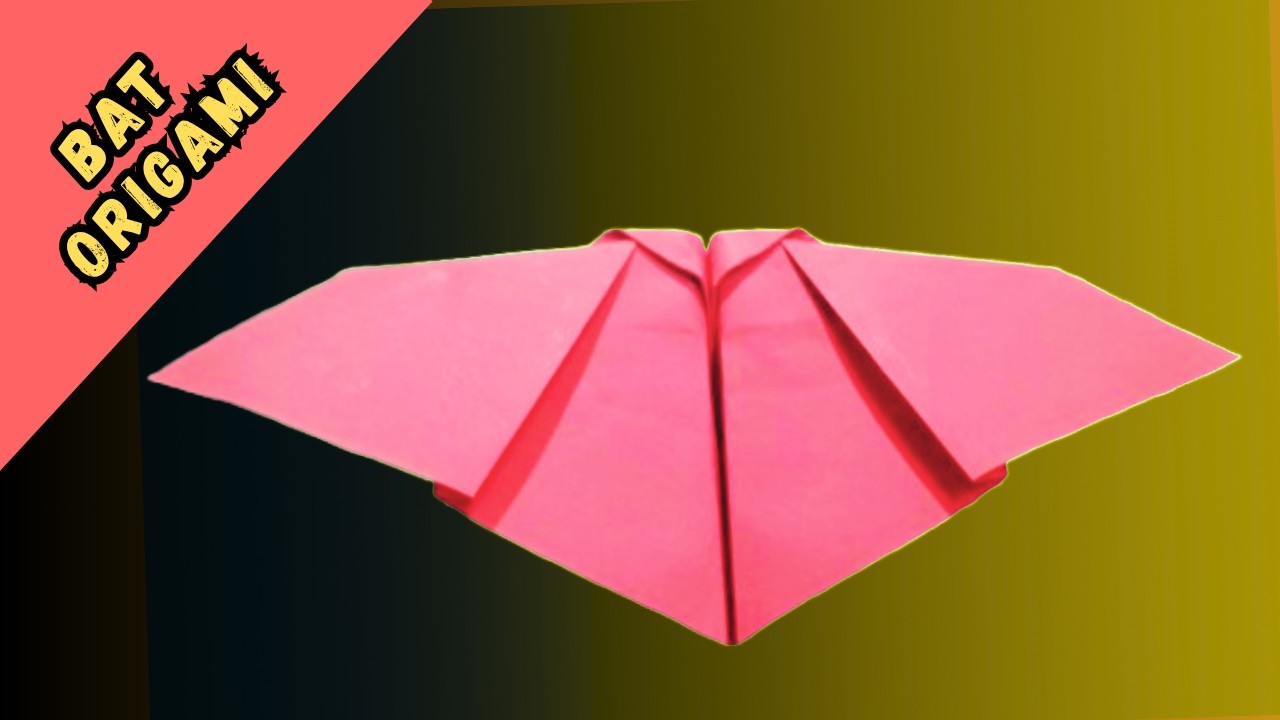 Make a Paper Bat That Flies Like Real 🦇 | Shakil Origami School