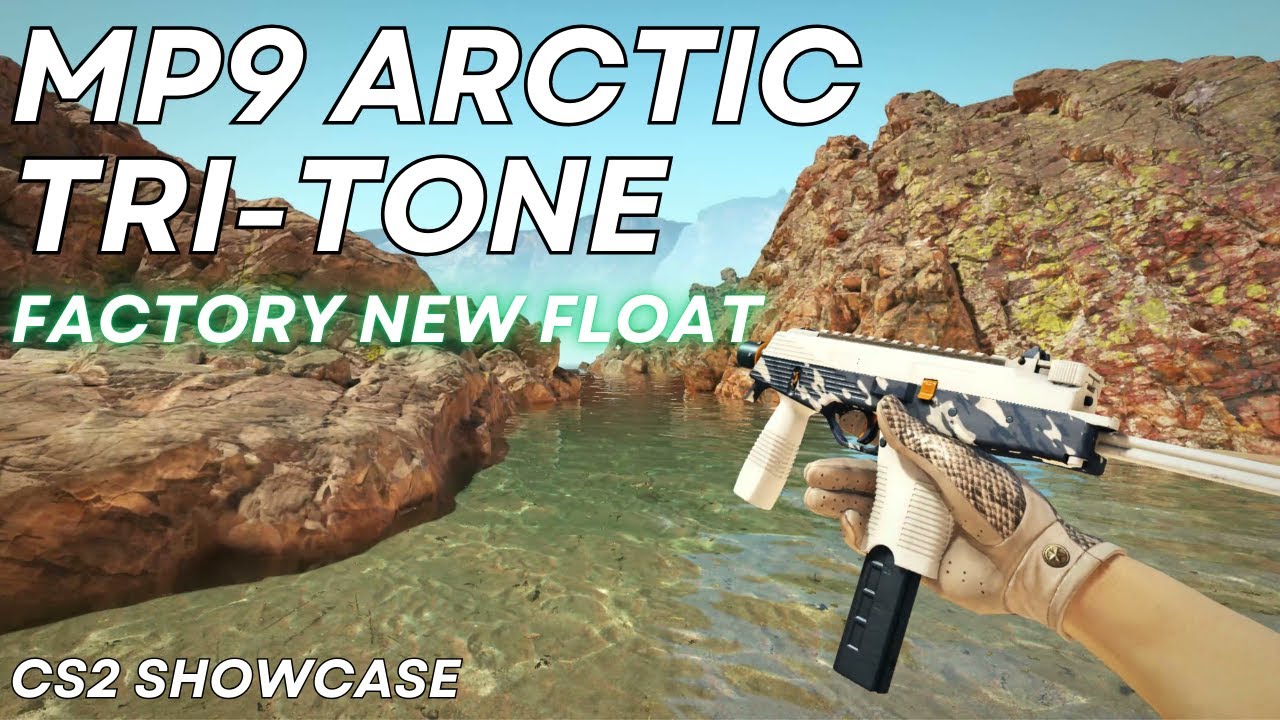 MP9 Arctic Tri-Tone | CS2 Skin Showcase #1117